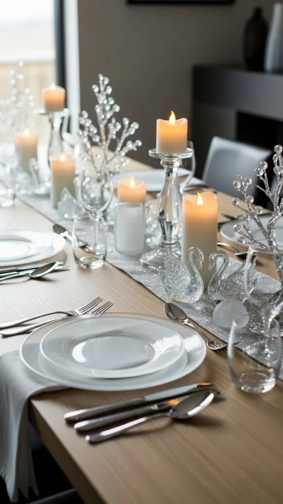 White-and-Silver Winter Glow