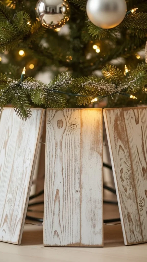 Whitewashed Wood Panels