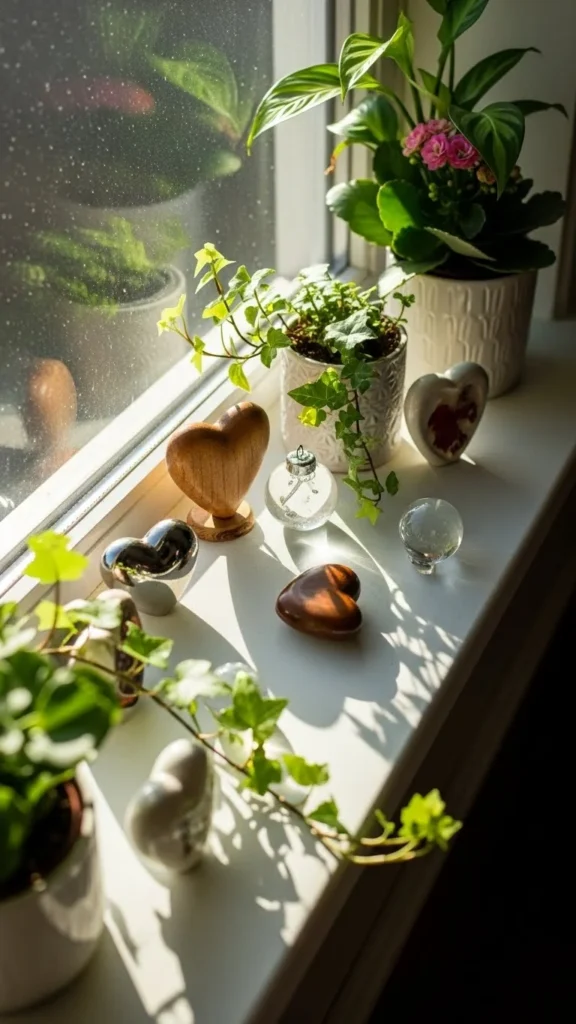 Window Sill Valentine Styling