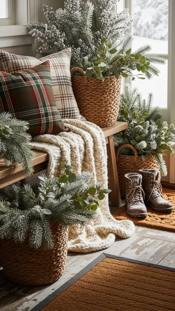 Winter Entryway Decor