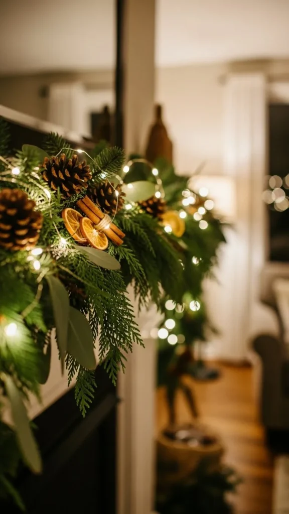 Winter Greenery With Soft Lighting