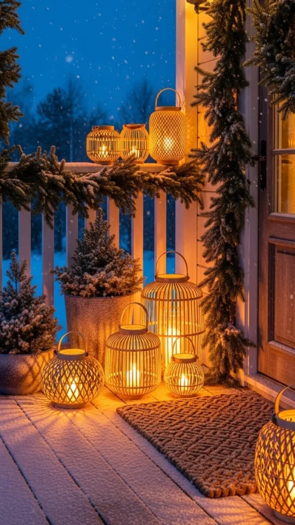Winter Porch Decor