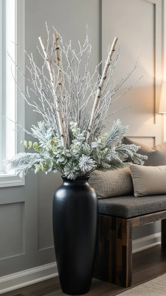 Winter Stems in a Floor Vase
