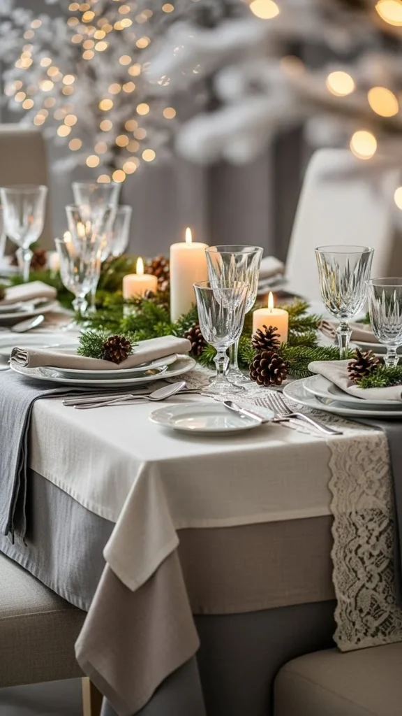 Winter Table Settings
