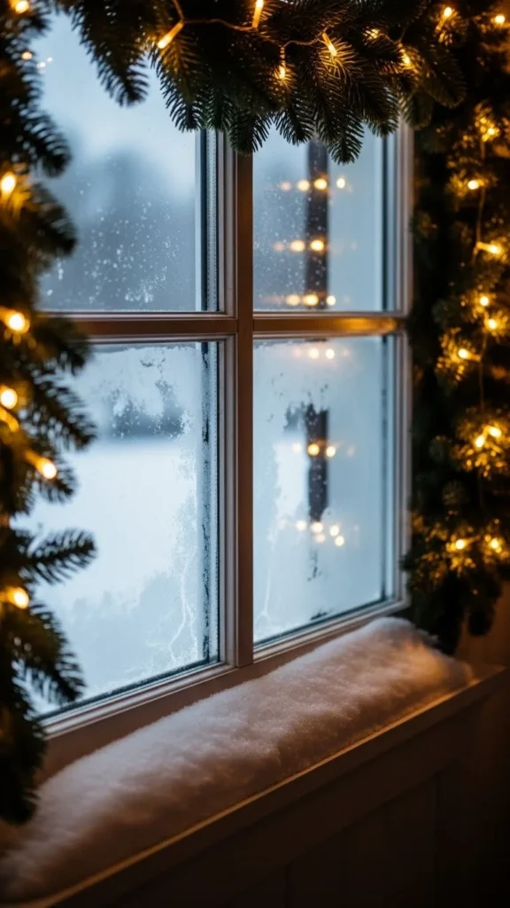 Winter Window Decor