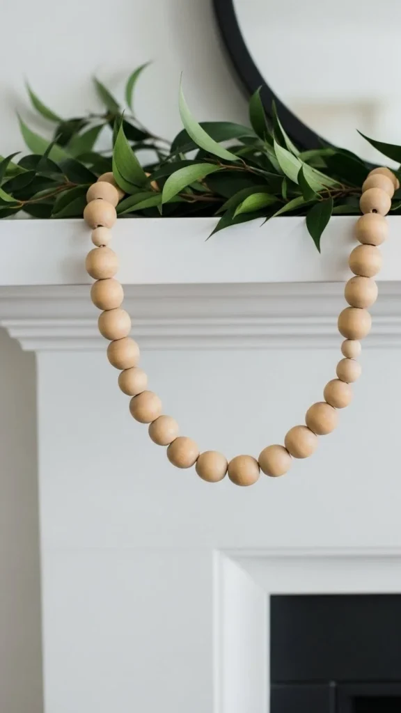 Wooden Bead Garland