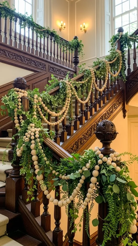 Wooden Bead Garlands for a Natural Touch