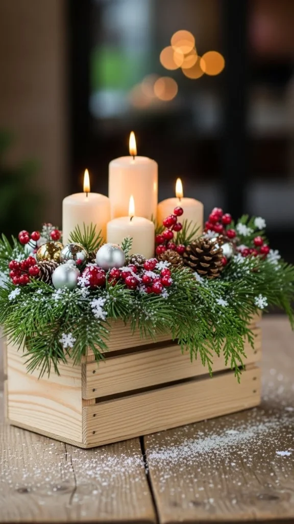 Wooden Crate Arrangement