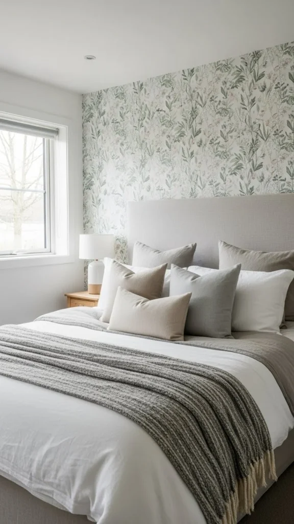 Create a Statement Wall Behind the Bed