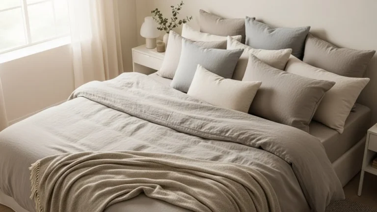 How to Decorate a Bedroom with Pillows for Balance