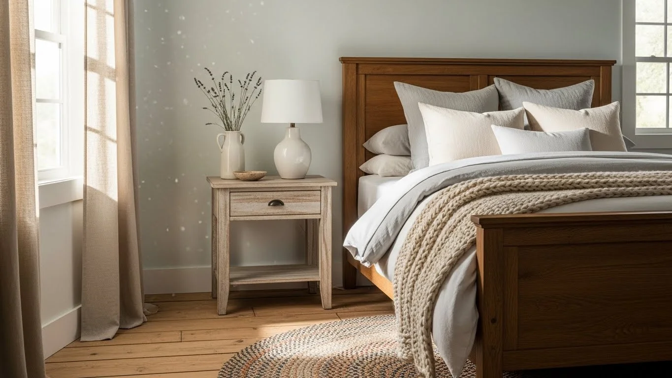 How to Decorate a Farmhouse Bedroom That Feels Cozy