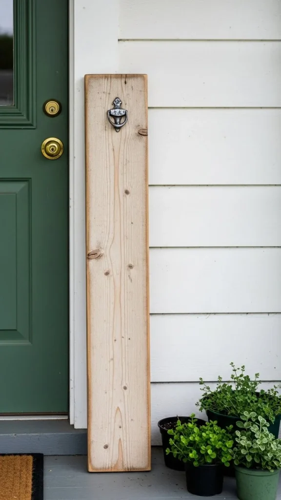 Rustic Wooden Welcome Sign