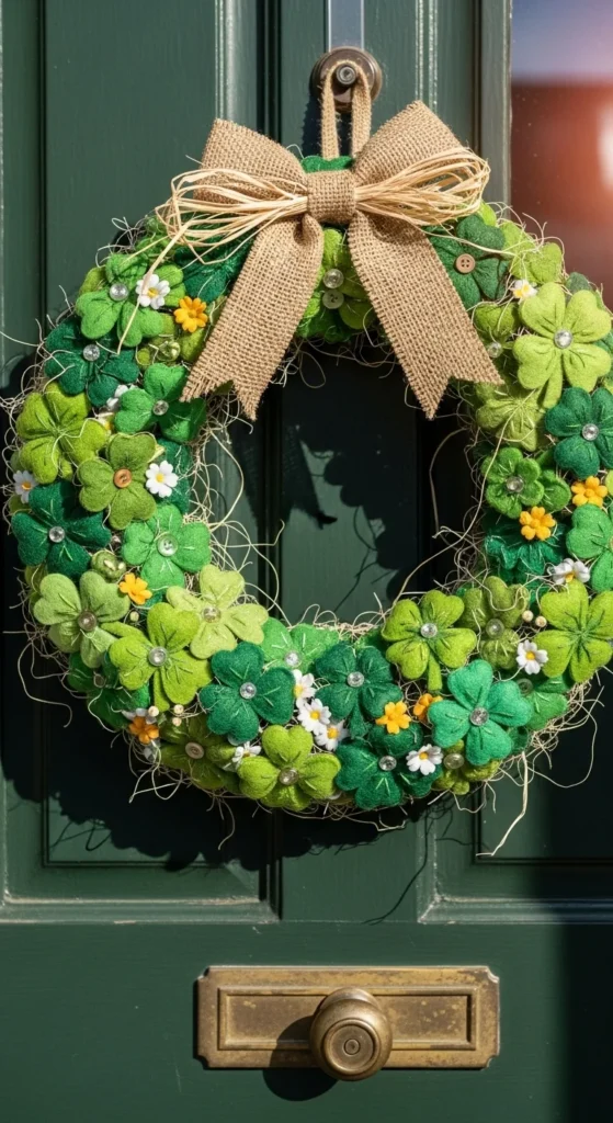 Shamrock Wreath