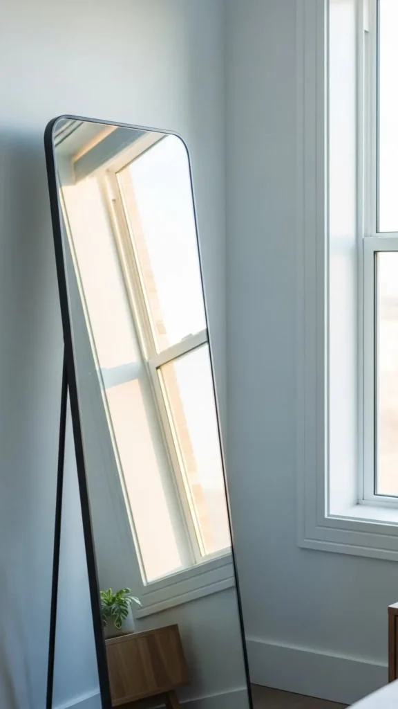 Use Full-Length Mirrors to Open Up Small Bedrooms