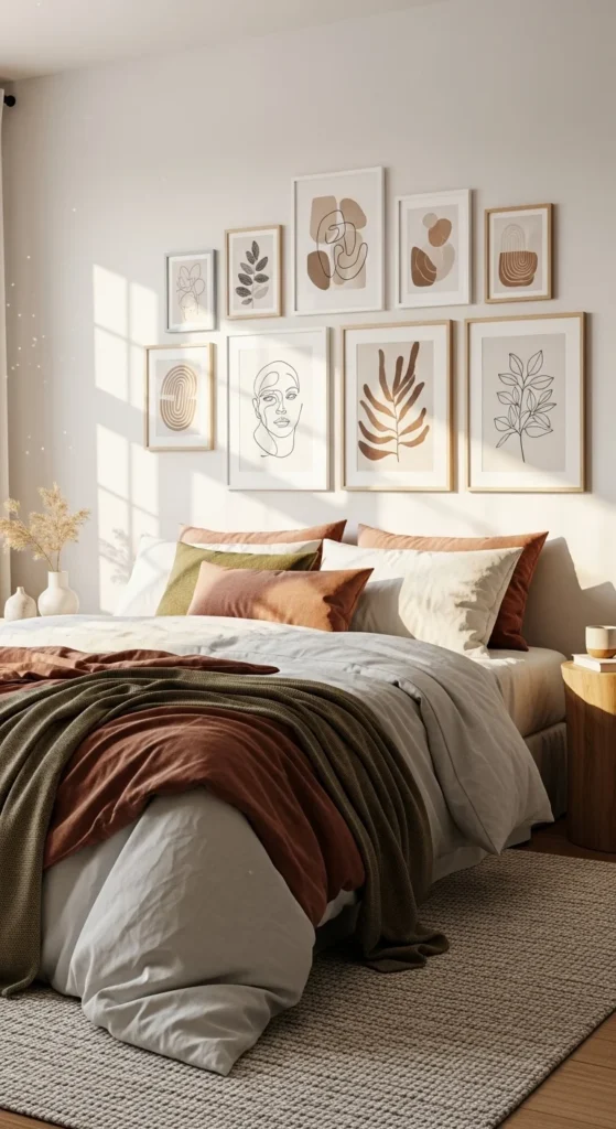 how to decorate bedroom frames