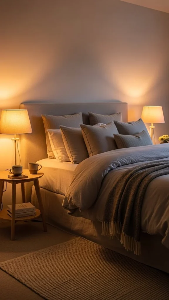 how to decorate bedroom lighting