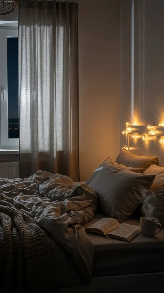how to decorate bedroom with fairy lights