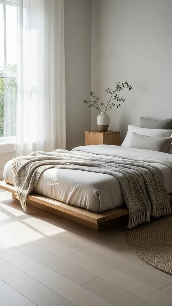 how to decorate japandi bedroom