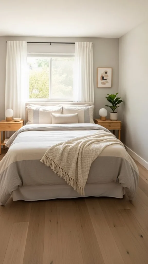 how to decorate small master bedroom