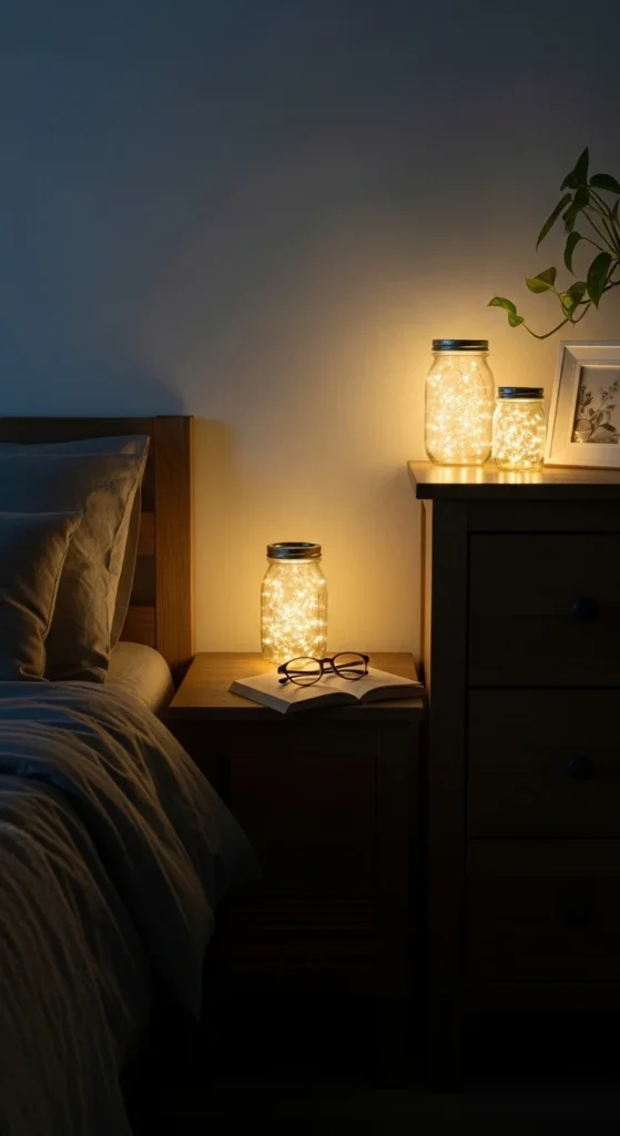 Add Cozy Lighting with DIY Touches