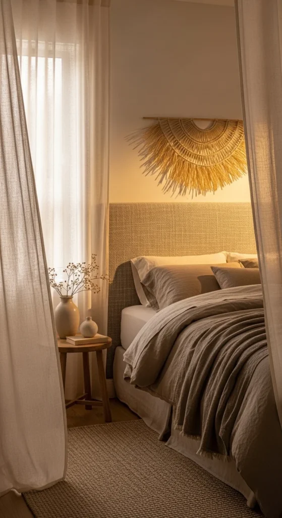 Add Texture Through Curtains and Wall Details