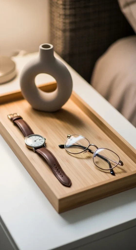 Add a Tray to Keep Things Tidy