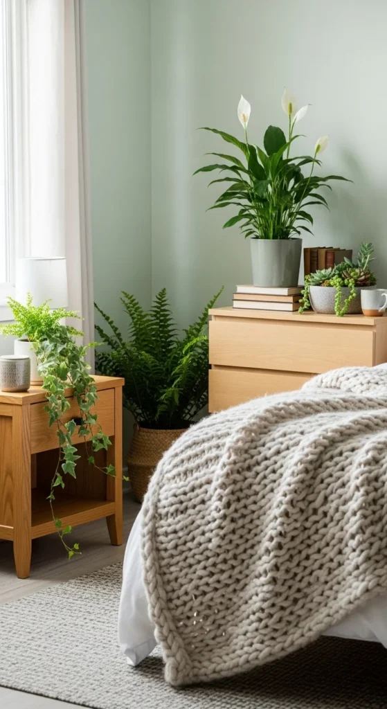 Bring in Greenery for a Lived-In Feel