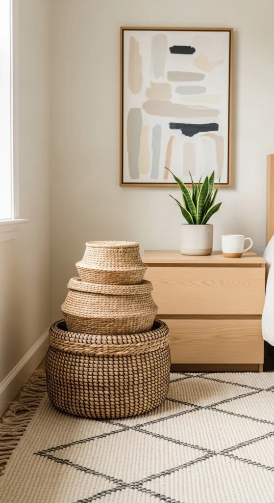 Create a Basket Storage Corner