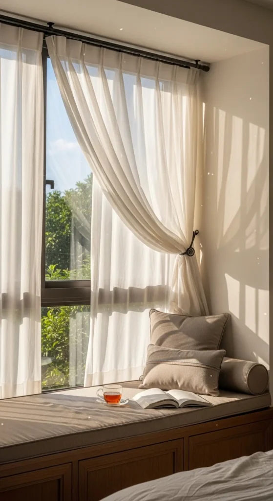 Decorating a Bench Under a Window