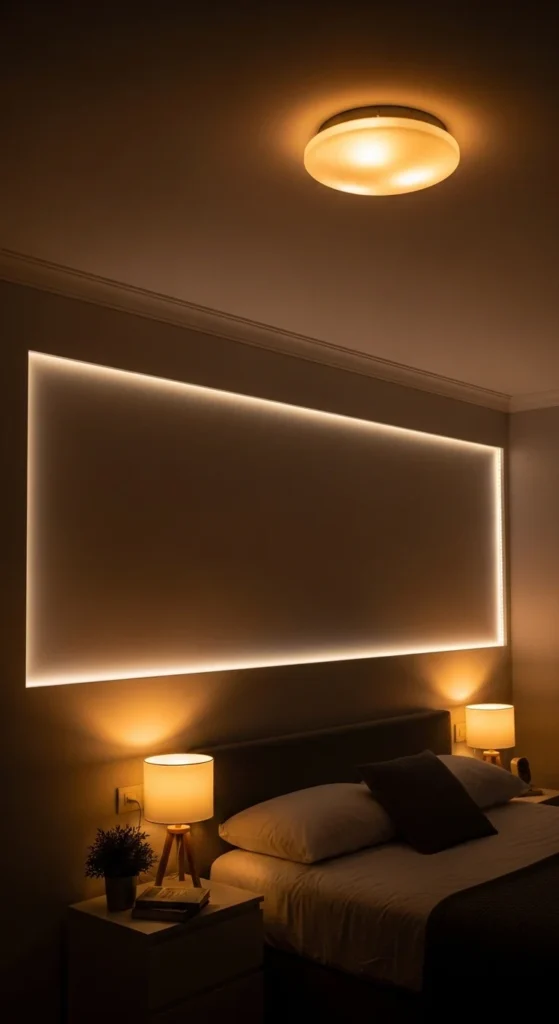 Layer Your Lighting for a Cozy Glow