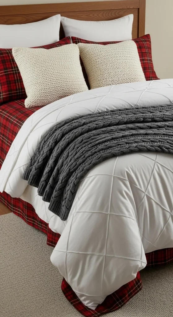 Start With Warm, Layered Bedding