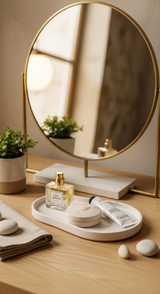 Style the Vanity Top Without Creating Clutter