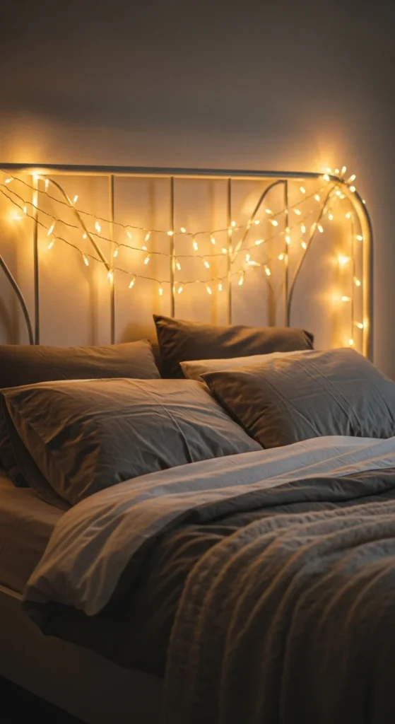 Use String Lights for Instant Warmth