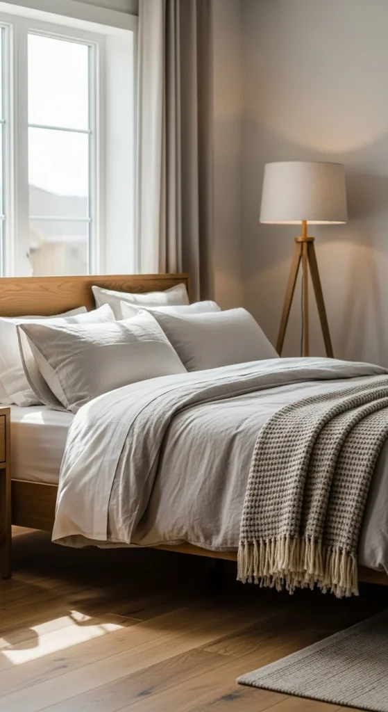 how to decorate bedroom asymmetrical