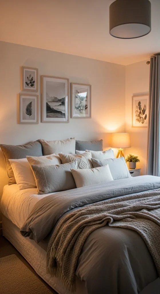 how to decorate bedroom headboard wall