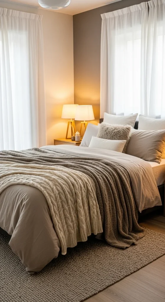 how to decorate bedroom modern cozy