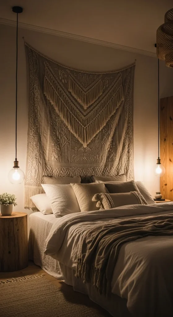 how to decorate bedroom tapestries